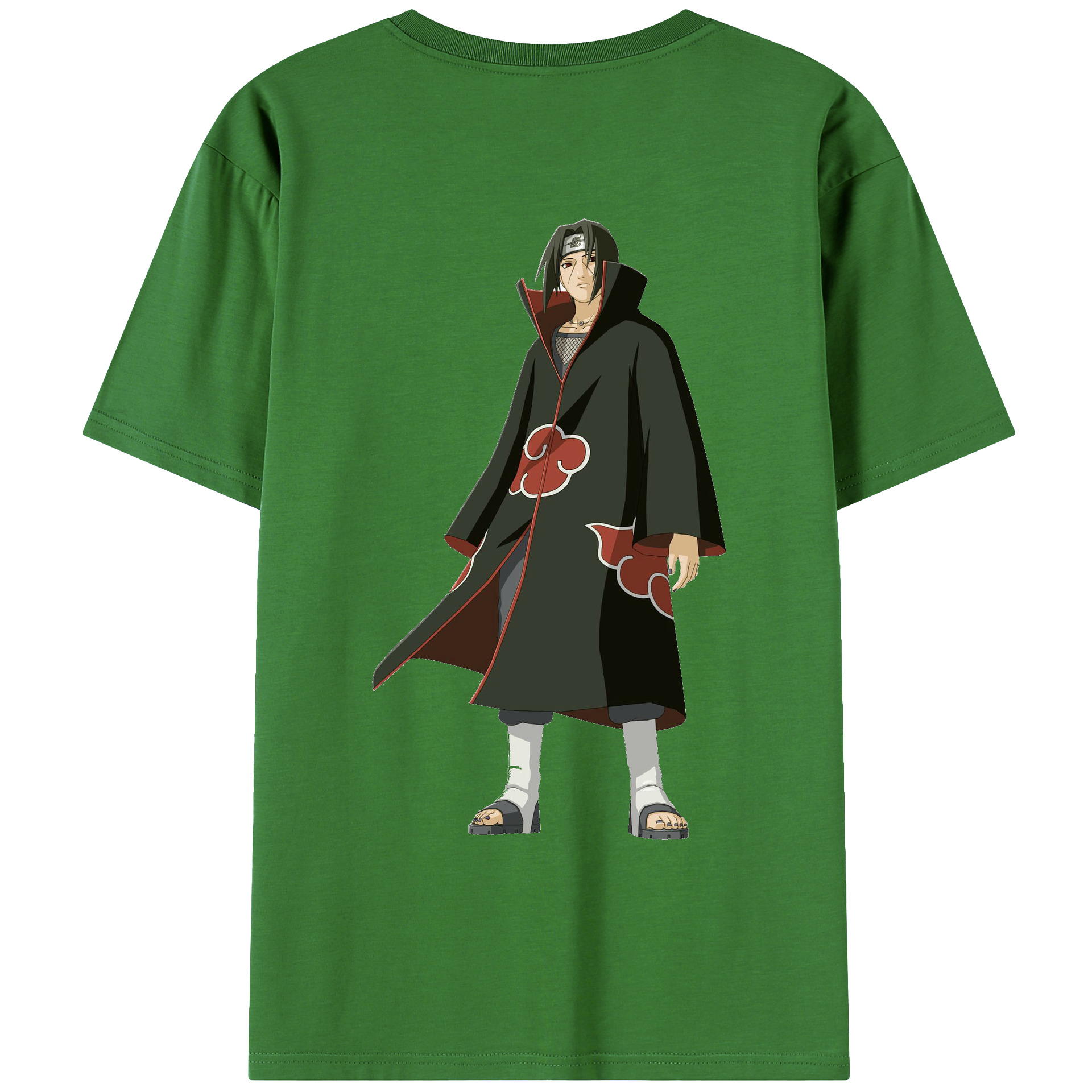 （画像用） NARUTO -ナルト- うちは イタチ Uchiha Itachi レディース半袖Tシャツ(バックプリント)